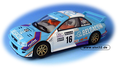 SCALEXTRIC Subaru WRC Belgacom